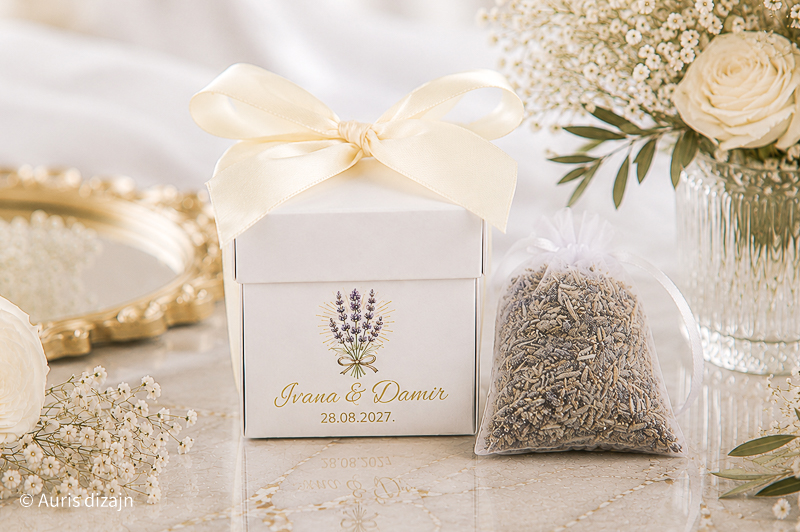 Lavanda u kutijcii zahvalnica za vjencanje darovi za goste 3