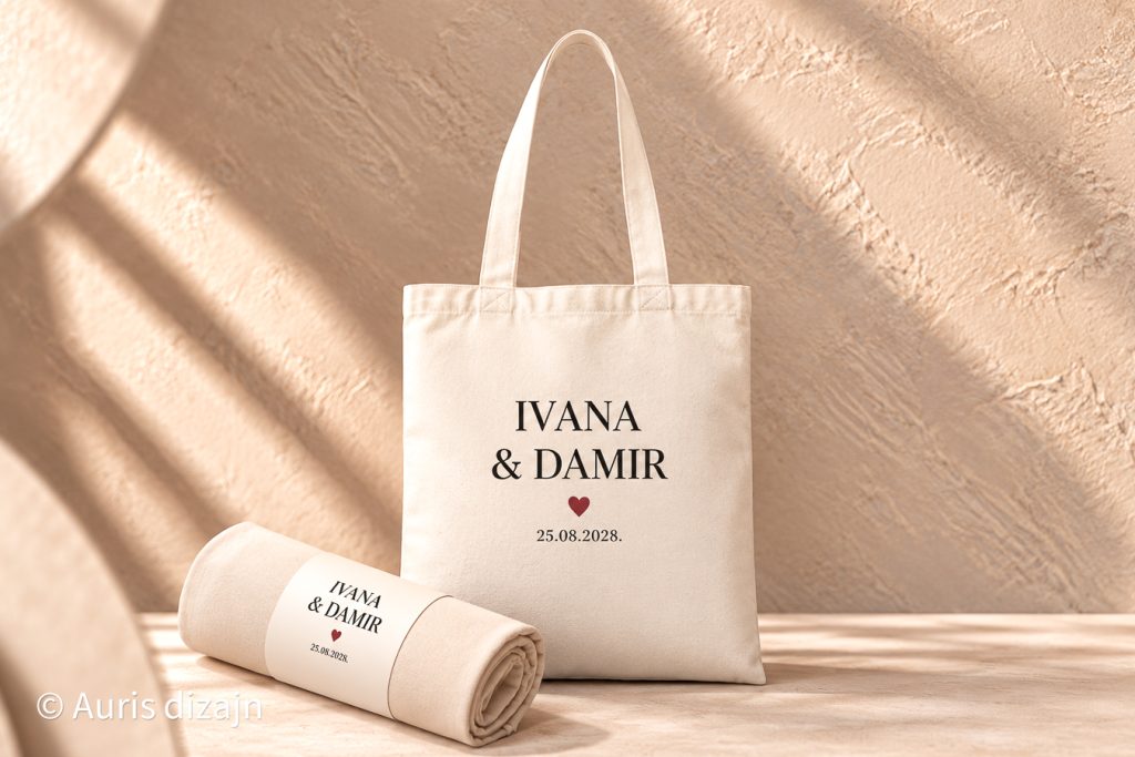 platnene vrecice za kupovinu personalizirane za vjencanje zahvalnice za goste darovi 3